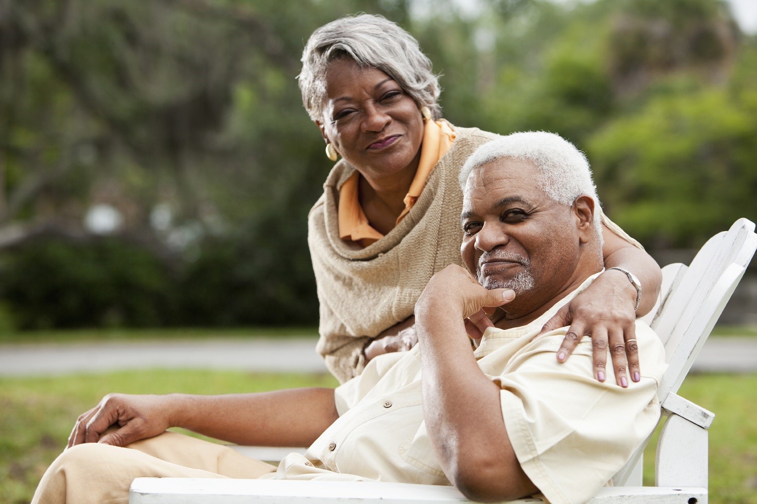 Senior African American couple